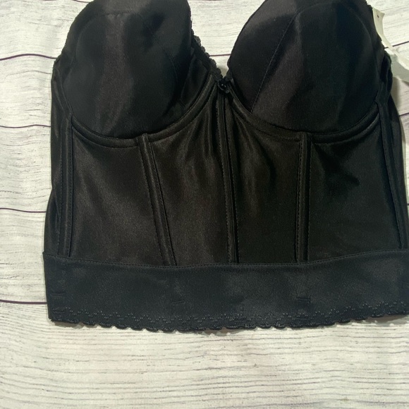 Vintage Adonna Longline Plunge Back Strapless Bra - Picture 3 of 9
